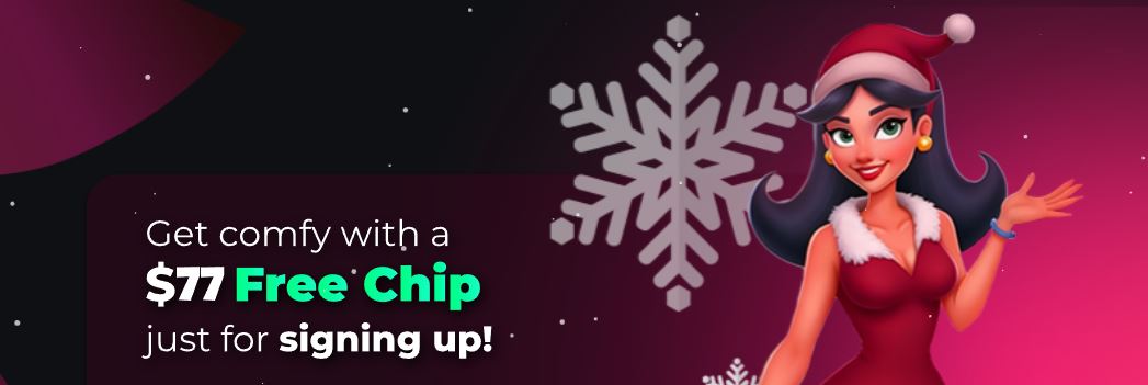 Get $77 free chip just for signing up at BettyWins 